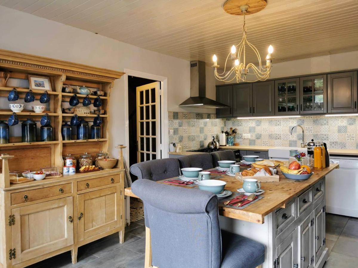 'Les Portes Bleues' Chambres D'Hotes Langourla ภายนอก รูปภาพ